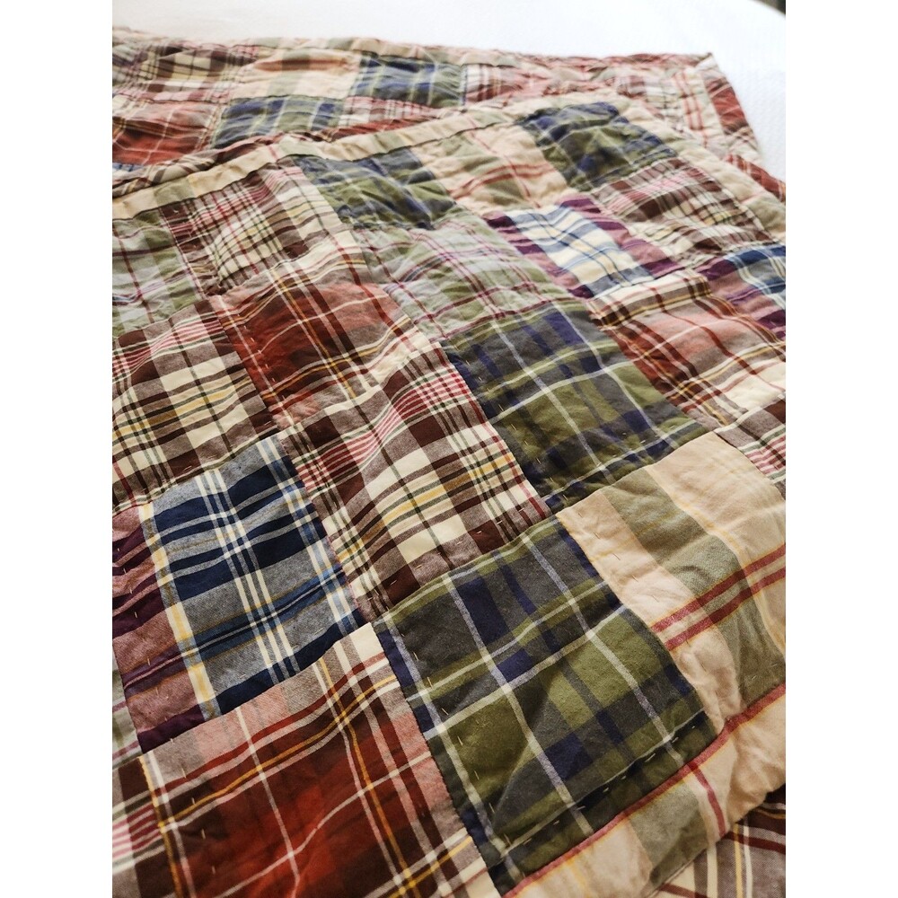 Woolrich Home Plaid Patchwork Quilted Standard Shams Set Of 2 - Picture 2 of 6